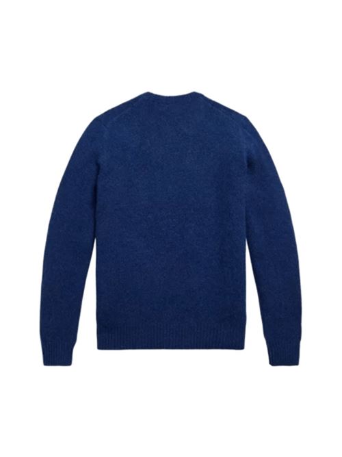 Maglia da uomo in lana, girocollo, colore bright navy POLO RALPH LAUREN | 710918805501